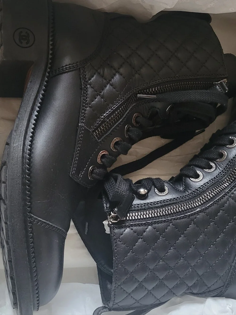 CHANEL sleek durability detail